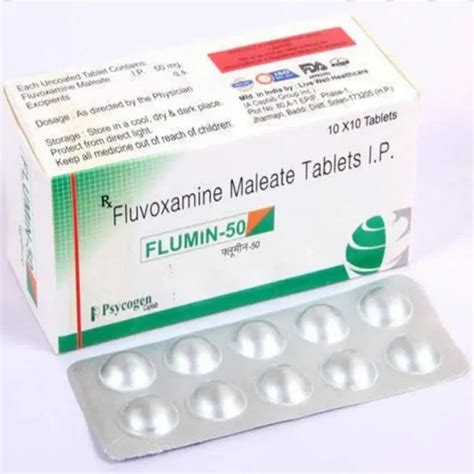 Fluvoxamine Anti Anxiety Tablets For Antidepressant Packaging Size