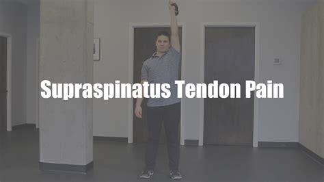 Supraspinatus Tendon Tear Exercises