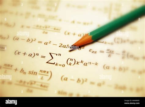 Formula, advanced math equation Stock Photo - Alamy