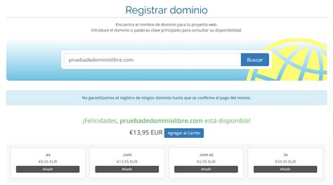 Cómo registrar un dominio Domin io