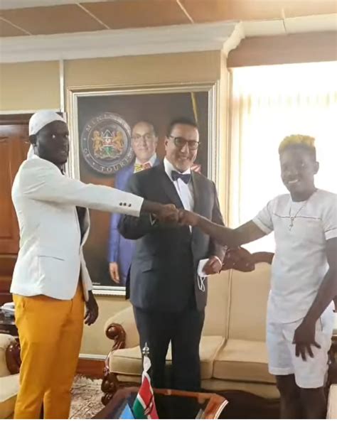 Eric Omondi Meets Cs Balala Nairobi News