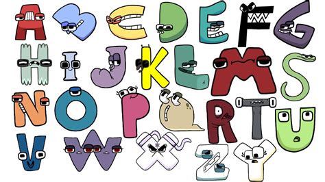 Alphabet lore all letters by crazylolaloudfan on DeviantArt