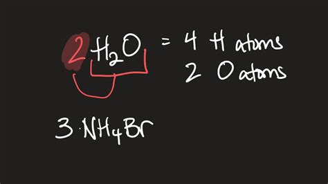 Number Of Atoms In A Chemical Formula