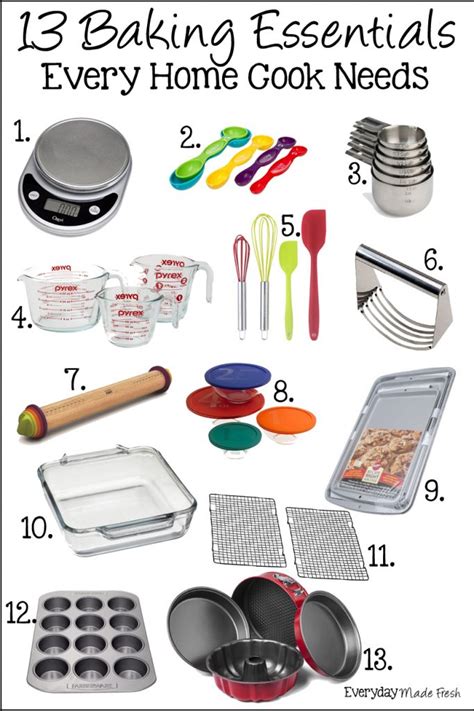 13 Baking Essentials Every Home Cook Needs Everyday Made Fresh