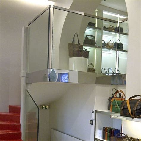 Glass Railing Raily Trescalini Stainless Steel Glass Panel Indoor