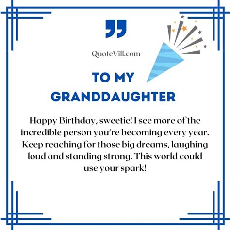 85 Sweet And Cute Birthday Wishes For Granddaughter