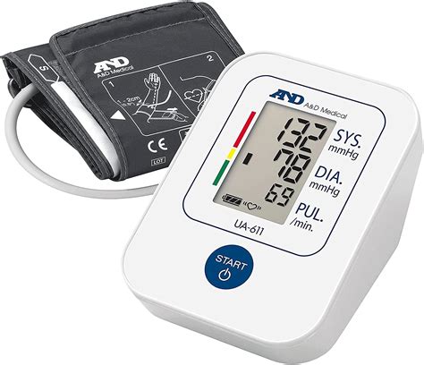 A D Simple Upper Arm Blood Pressure Monitor White Ua611 Buy Online