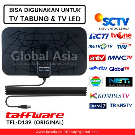 Antena Tv Digital Indoor Dvb T K High Gain Db Tfl D Boster Dvb