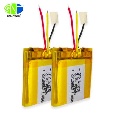 Dtp553030 3 7V 500mAh Rechargeable Lithium Ion Polymer Battery With Kc