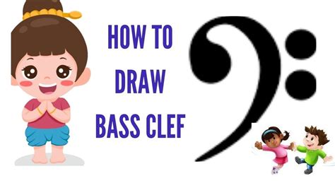 Primary Music Lesson How To Draw Bass Clef Youtube