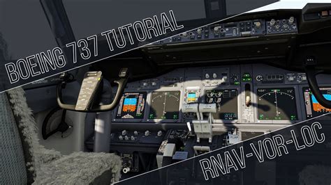 ITA PMDG 737 TUTORIAL RNAV VOR LOC APPROACH TEORIA PRATICA