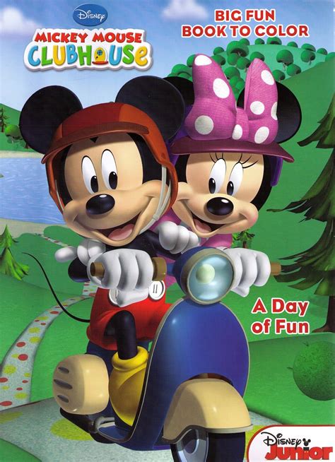 Amazon Mickey Mouse Clubhouse Big Fun Book To Color Coloring