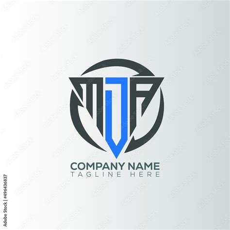 MDA letter logo design on white background.MDA creative initials letter logo concept.MDA letter ...