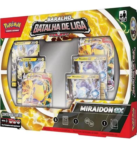 Baralho Deck Batalha De Liga Pokémon Miraidon Ex Copag Frete Grátis