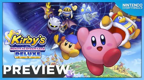 [Preview] Kirby's Return to Dreamland Deluxe - Kirby classic returns on Switch