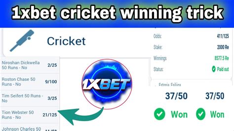 Xbet Cricket Winning Tricks Xbet Cricket Betting Tips Xbet Tricks