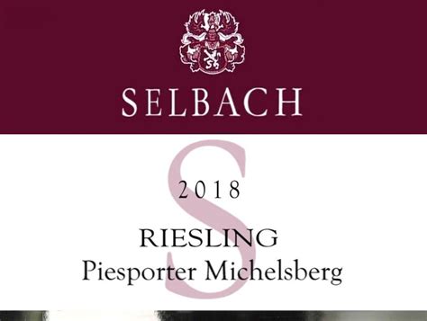 Piesporter Michelsberg Riesling J H Selbach Skurnik Wines