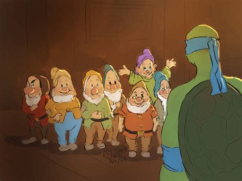 Meeting the seven dwarves. by castletondaria on DeviantArt