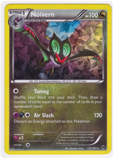 Noivern XY BREAKthrough 112 Pokemon Card