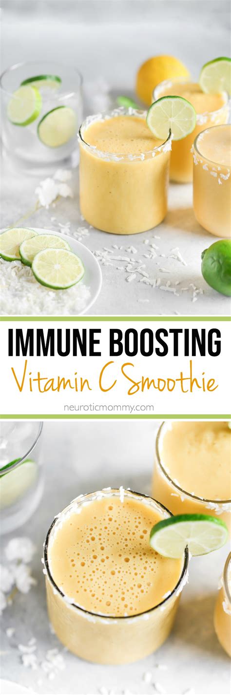 Immune Boosting Vitamin C Smoothie NeuroticMommy