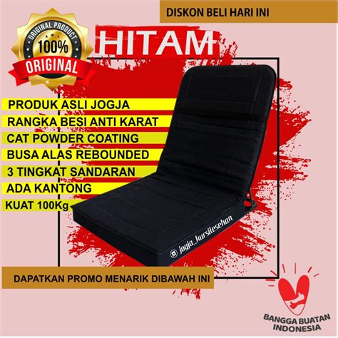 Jual Kursi Lantai Lesehan Senderan Jogja Empuk Portable Chair Bangku