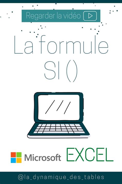 Astuce La Formule Si Dans Excel Tutoriel Informatique Mod Les De