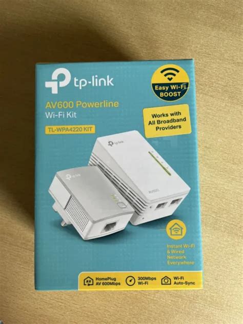 Tp Link Av Powerline Wi Fi Kit Tl Wpa Kit Picclick Au