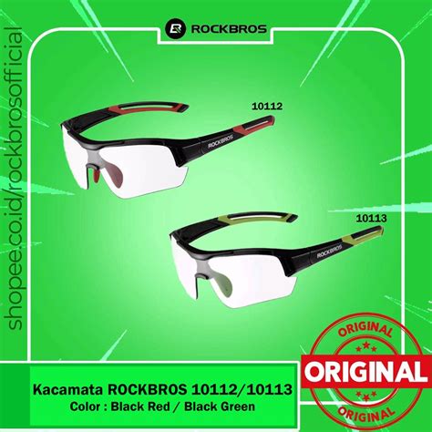 Jual Kacamata Sepeda Rockbros 10112 10113 Kaca Mata Lensa Photocromic