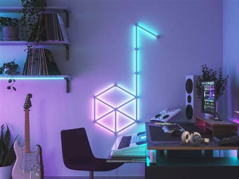 Nanoleaf Lines Starter Kit Modulare LED Lichtleisten 15 Teilig