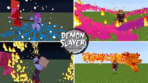 ADDON DEMON SLAYER MCPE KIMETSU NO YAIBA ADDON MCPE YouTube