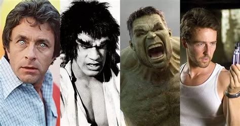 All the actors who have brought the Hulk to life