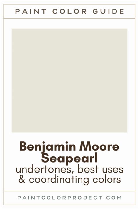 Benjamin Moore Seapearl Complete Color Review The Paint Color Project