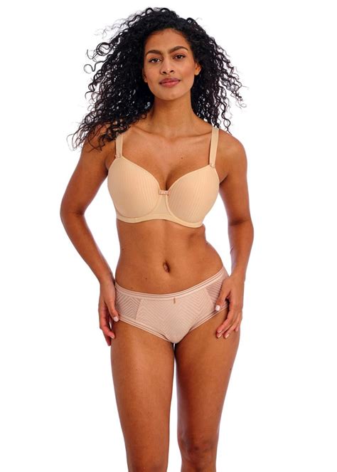 Fantasie Aura Uw Moulded T Shirt Bra Natural Beige MarieSue Lingerie