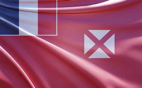 Premium Photo Abstract 3d Illustration Of Wallis And Futuna Flag On