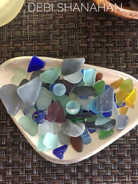 Pacific Mexico Seaglass Rare Colors And Some Glass Marbles Seaglass Glass Marbles Sea