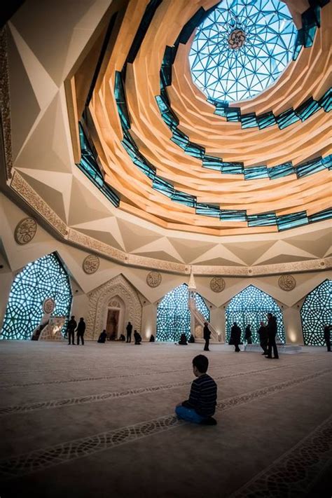 El Rayan Mosque Interior Dammam Ksa Mosque Design Islamic