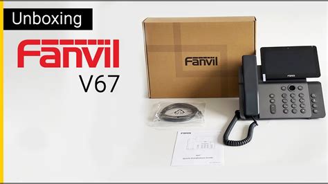 Fanvil V Unboxing Youtube