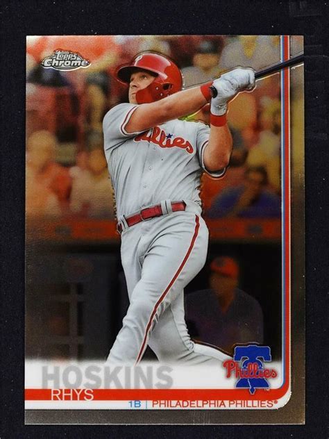 Topps Chrome Base Rhys Hoskins Ebay