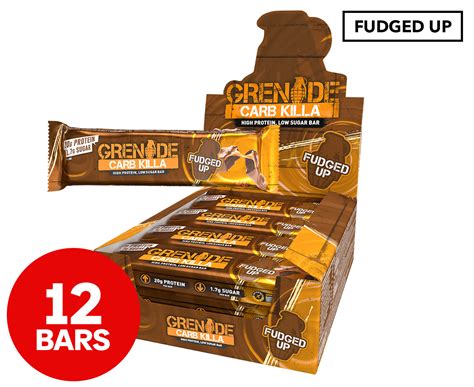 X Grenade Carb Killa High Protein Bars Fudged Up G Catch Au