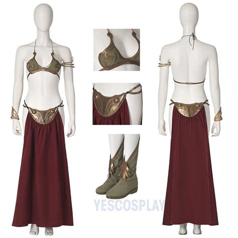 Star Wars 6 Princess Leia Cosplay Costumes Princess Leia Outfit ...