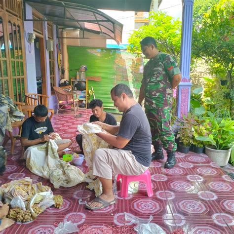 Motivasi Pendamping Pelaku UMKM Pembuatan Batik Jimpit Oleh Babinsa