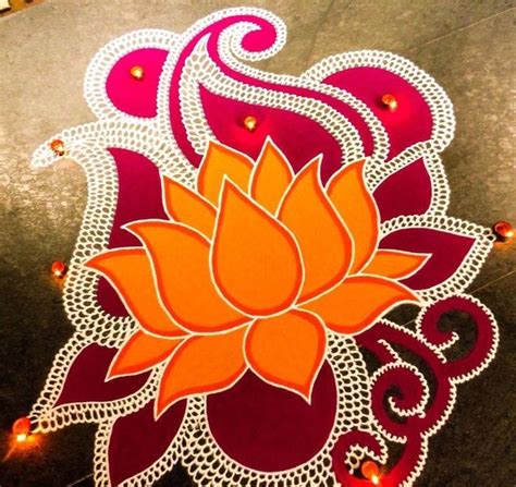 12 Latest Easy And Simple Rangoli Designs For Diwali 2022 Rangoli