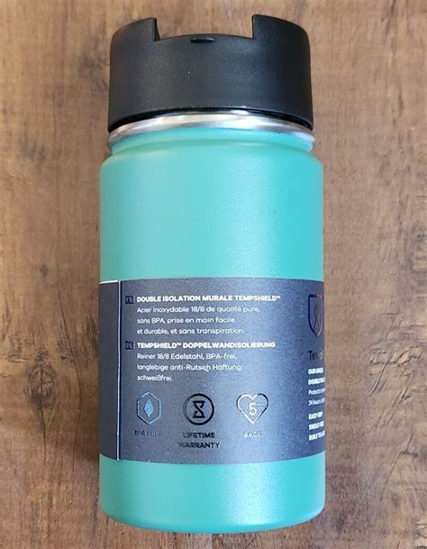 Hydro Flask Flip Lid Wide Mouth Insulated Water Bottle 12 Ounce 12oz Green Zen Ebay