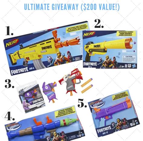 The Ultimate Nerf Fortnite Giveaway