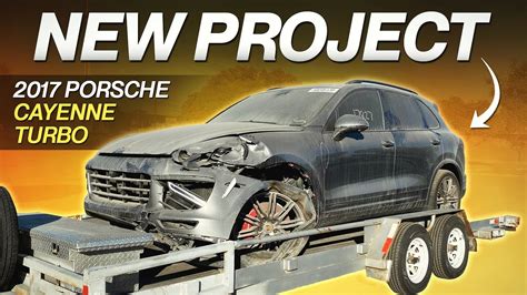 Rebuilding A Salvage Wrecked Porsche Cayenne Turbo From Copart Part 1