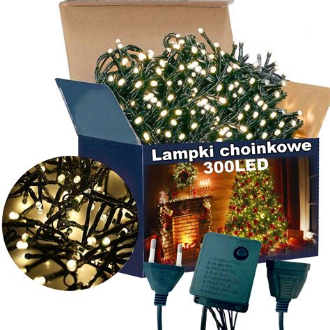 Lampki Choinkowe Wiate Ka Led Zewn Trzne M Na Wi Ta Bia E