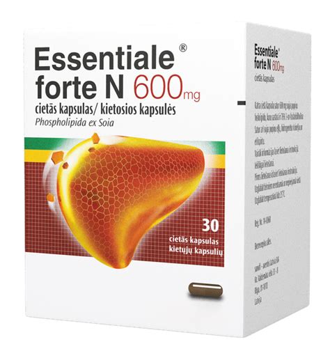 ESSENTIALE FORTE N 600 mg capsules 30 pcs Mēness aptieka