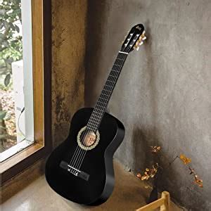 Winzz Chitarra Classica 4 4 Adulto Nero Chitarra Acustica Spagnola Per