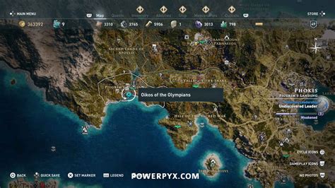 Assassin S Creed Odyssey Orichalcum Fragment Locations Map