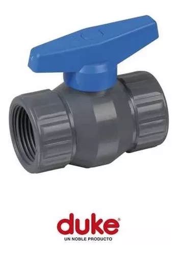 Valvula Llave Paso Agua Rosca Esferica Pvc 1 Pulgada Duke En Venta En